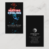 Airconditioning Verwarming Koelend Visitekaartje (Voorkant / Achterkant)