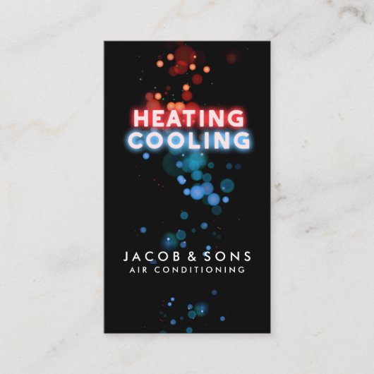 Airconditioning Verwarming Koelend Visitekaartje (Voorkant)