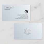 Airconditioning Verwarming Koeling Sneeuwvlok Icoo Visitekaartje (Voorkant / Achterkant)