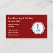 Airconditioning & Verwarming Service Visitekaartje (Voorkant)