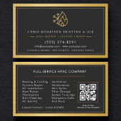 Airconditioning & Verwarming Tech QR-code Visitekaartje