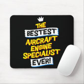 Aircraft Engine Specialist, Funny Job Occupation Muismat (Met muis)