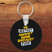 Aircraft Engine Specialist, Funny Job Occupation Sleutelhanger (Voorkant)