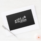 Aircraft Mechanic Evolution Funny of Men Rechthoekige Sticker (Envelop)