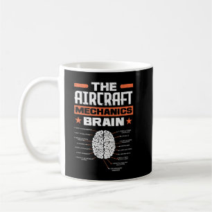 Aircraft Mechanics Brain Aviation Funny Aircraft M Koffiemok