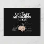 Aircraft Mechanics Brain Aviation Gift Aankondigingskaart (Voorkant)