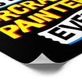 Aircraft Painter, Funny Airplane Paint Job Occupat Poster (Hoek)