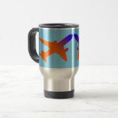 Aircrafts Take Off Travel Mug Reisbeker (Voorkant links)