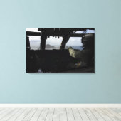 Aircrews naderen Farallon Island Canvas Afdruk (Insitu (Houten vloer))
