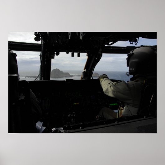 Aircrews naderen Farallon Island Poster (Voorkant)