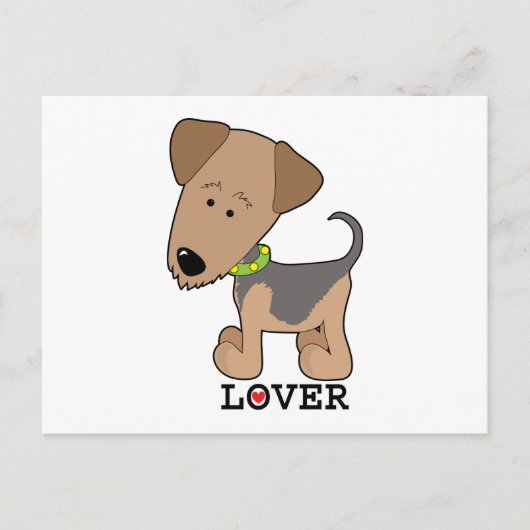 Airdale Lover Briefkaart (Voorkant)