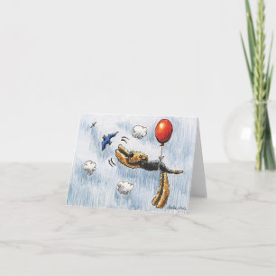 Aire-Balloon Airedale Terrier Kaart