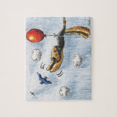 Aire-Balloon Airedale Terrier Legpuzzel (Verticaal)