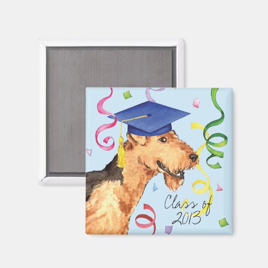 Airedale Afstuderen Magneet (Voorkant / Achterkant)