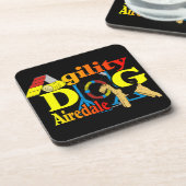 Airedale_Agility Bier Onderzetter (Linkerzijde)