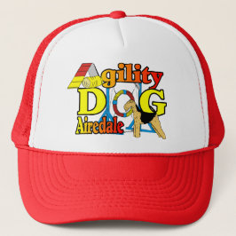 Airedale_Agility Geschenken Trucker Pet
