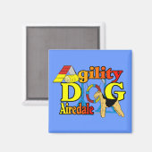 Airedale_Agility Gifts Magneet (Voorkant / Achterkant)