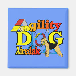 Airedale_Agility Gifts Magneet