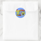 Airedale_Agility Gifts Ronde Sticker (Tas)