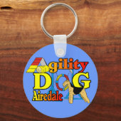 Airedale_Agility Gifts Sleutelhanger (Voorkant)