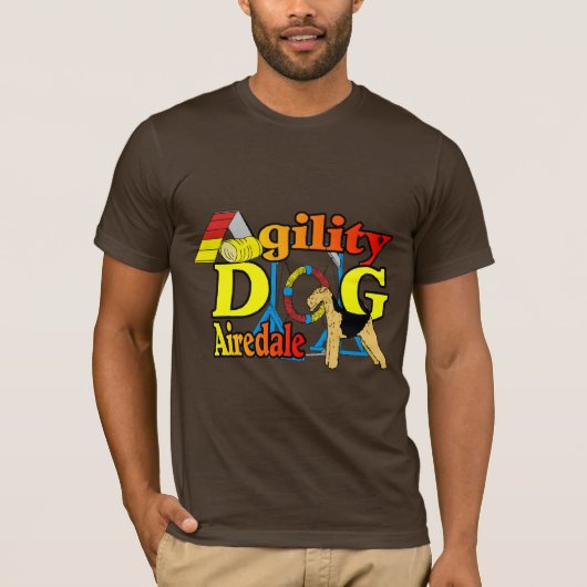 Airedale_Agility Gifts T-shirt (Voorkant)