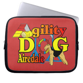Airedale_Agility Laptop Sleeve