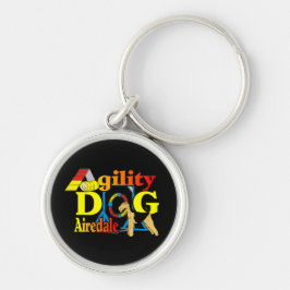 Airedale_Agility Sleutelhanger