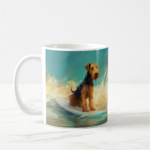 Airedale Beach Surfen Schilderen  Koffiemok