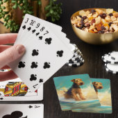 Airedale Beach Surfen Schilderij Pokerkaarten (Insitu)