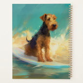 Airedale Beach Surfschilderkunst Planner (Achterkant)