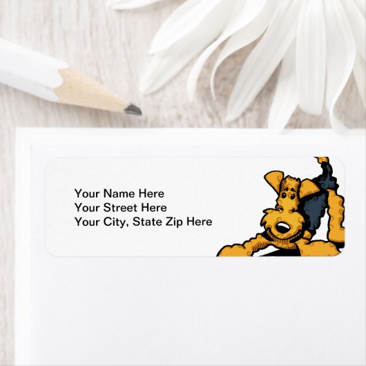 Airedale bij Play Etiket (Insitu)