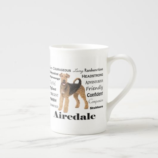 Airedale Bone China Mok (Rechts)