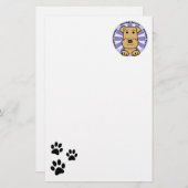 Airedale Briefpapier (Voorkant / Achterkant)