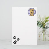 Airedale Briefpapier (Staand voorkant)