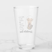 Airedale Dad Glass Tumbler (Achterkant)