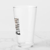 Airedale Dad Glass Tumbler (Links)