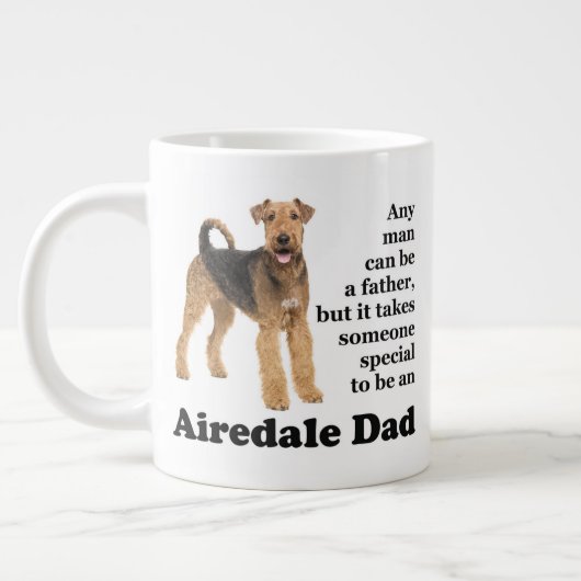 Airedale Dad Jumbo Mok (Links)