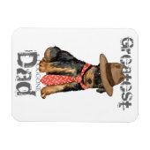 Airedale Dad Magneet (Horizontaal)