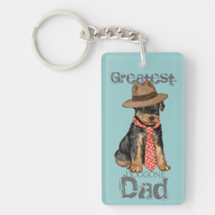 Airedale Dad Sleutelhanger