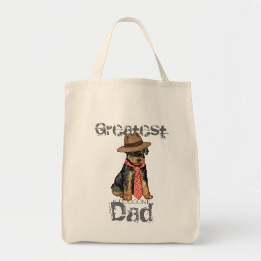 Airedale Dad Tote Bag (Voorkant)