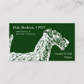 Airedale Dog Business Visitekaartje (Voorkant)