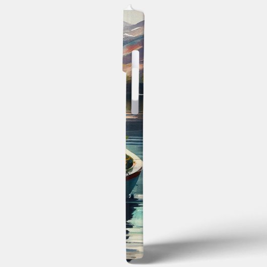 Airedale Dog op een peddel: een Schilderachtig avo Case-Mate iPhone Case (Achterkant / Links)