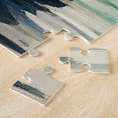 Airedale Dog op een peddel: een Schilderachtig avo Legpuzzel (Zijkant)