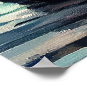 Airedale Dog op een peddel: een Schilderachtig avo Poster (Hoek)