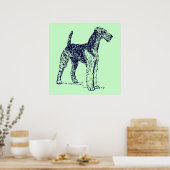 Airedale Dog Poster (Keuken)