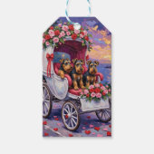 Airedale Dog Valentine's Day  Cadeaulabel (Voorkant)