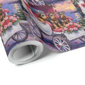 Airedale Dog Valentine's Day  Cadeaupapier (Rol Hoek)