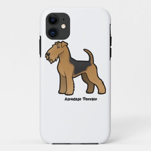 airedale doodsbanker Case-Mate iPhone case (Achterkant)