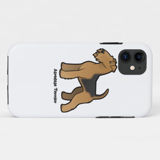 airedale doodsbanker Case-Mate iPhone case (Achterkant (horizontaal))