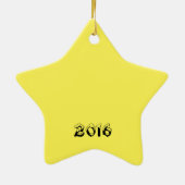 airedale doodsbanker keramisch ornament (Achterkant)